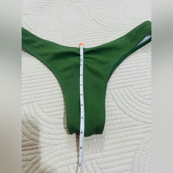 Green Zaful large cheeky thong bikini bottom - Picture 4 of 6